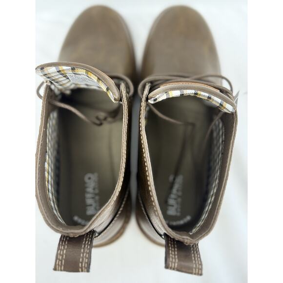 Buffalo David Bitton Men’s Size 10.5 Metcalf Boots – Brown, Memory Foam - Picture 6 of 8